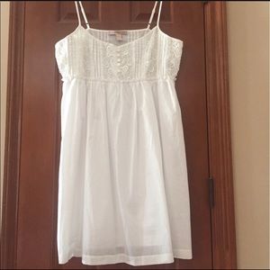 Forever 21 white cotton summer dress Maternity